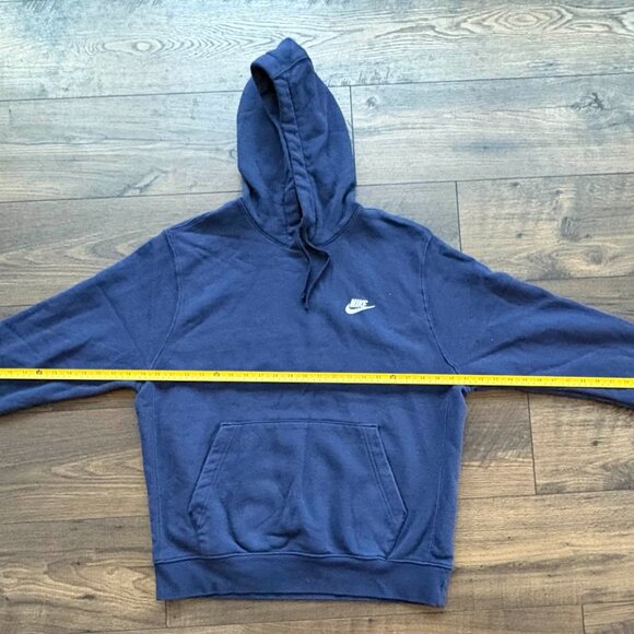 Nike Sportswear Club Fleece Pullover Hoodie LARGE Midnight Navy BV2654-410 - Picture 4 of 12